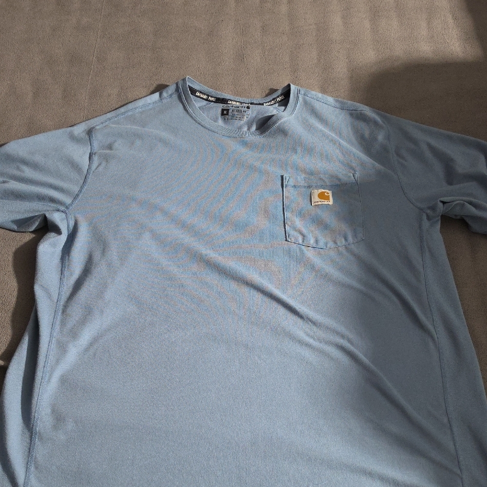 Carhartt Men’s Sky Blue Pocket Short-Sleeve Tee